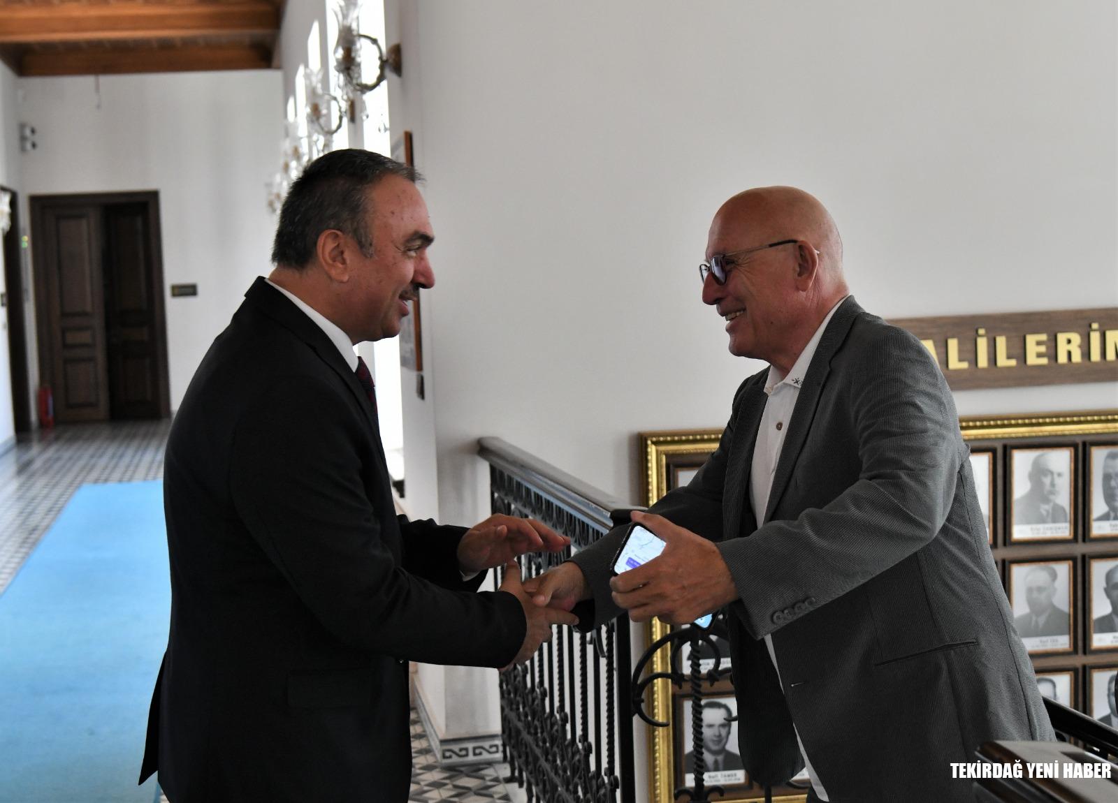 Orman Eski Bakanı Vali Recep Soytürk’ü Ziyaret Etti