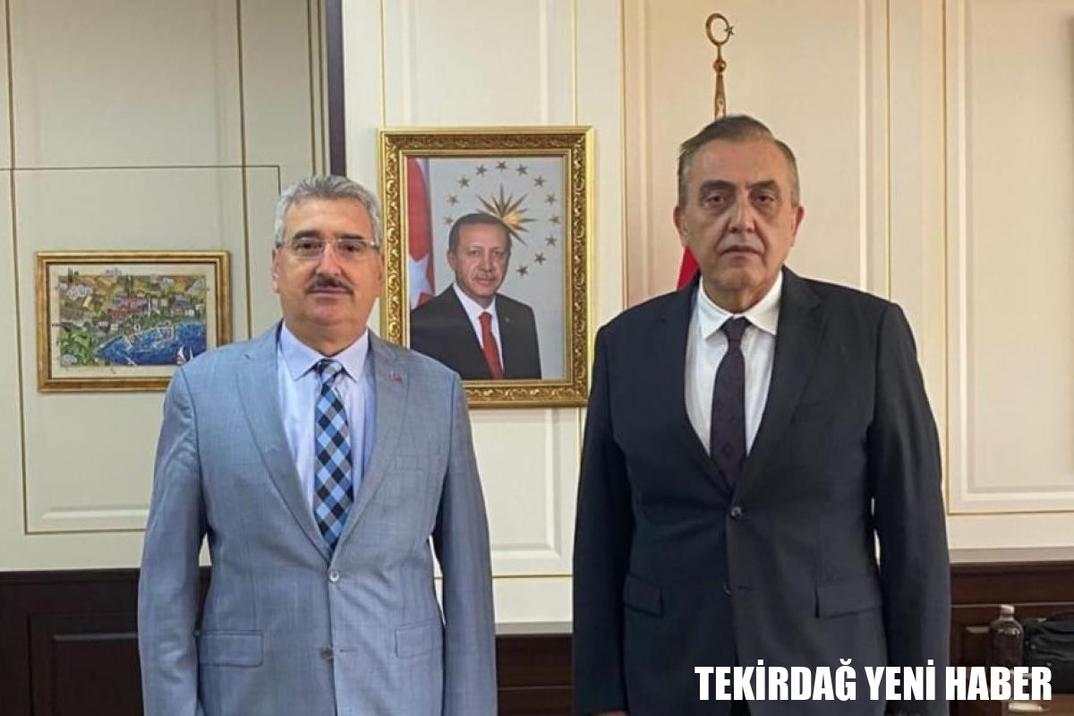 REKTÖRÜMÜZDEN SÜLEYMANPAŞA KAYMAKAMI MAHMUT NEDİM TUNCER’E ZİYARET