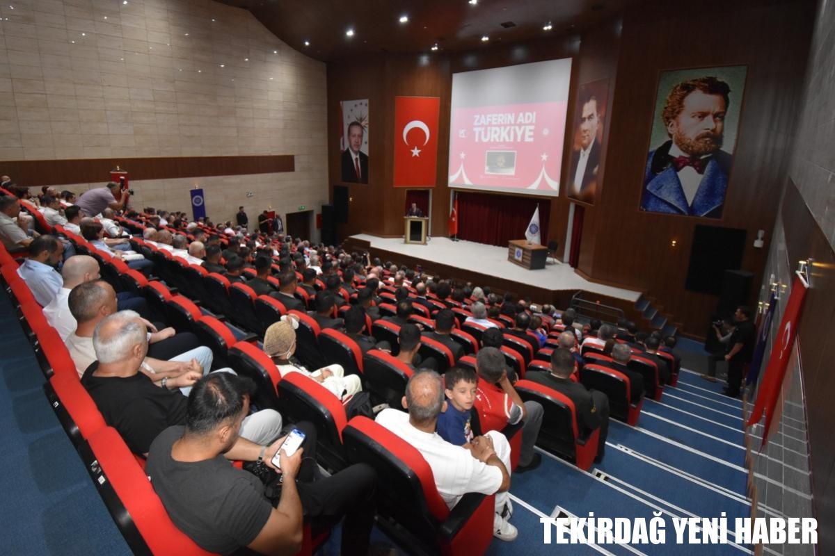 TEKİRDAĞ NKÜ’DE ‘15 TEMMUZ DEMOKRASİ VE MİLLİ BİRLİK GÜNÜ’ ANMA PROGRAMI GERÇEKLEŞTİ