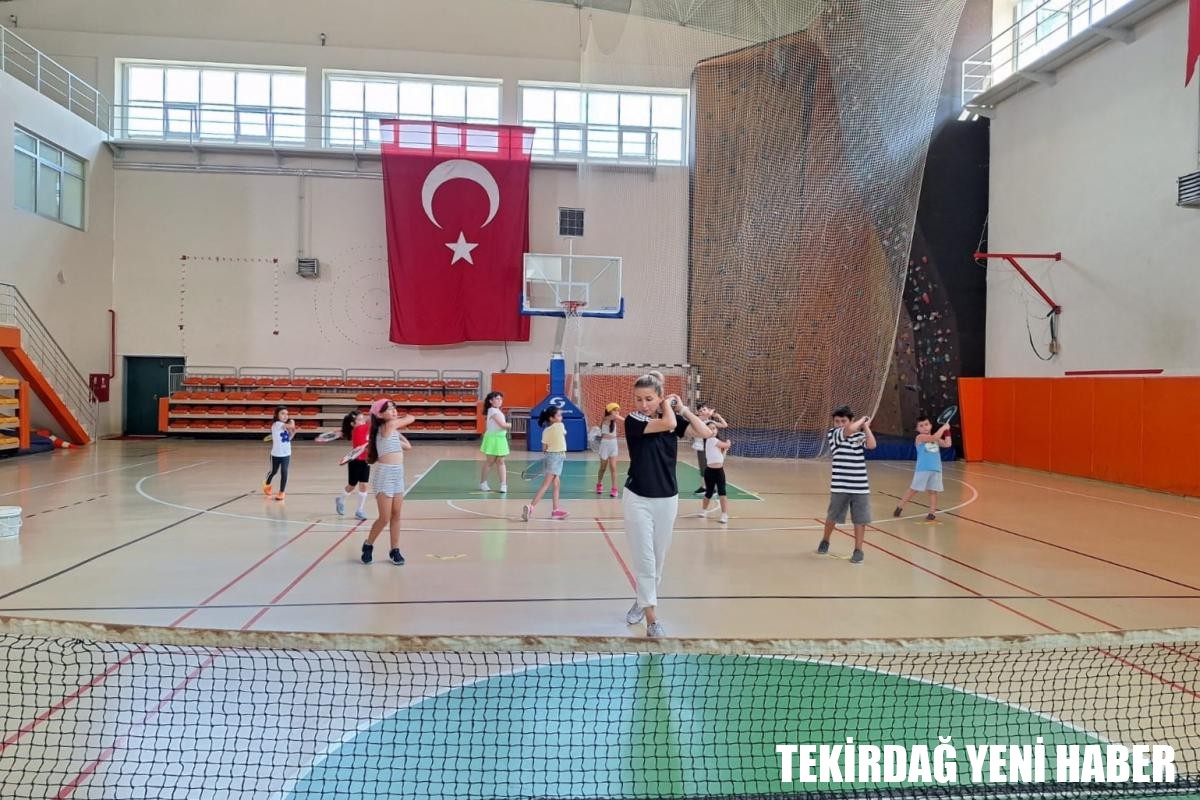 TEKİRDAĞ NKÜ’DE YAZ SPOR KURSLARINA YOĞUN İLGİ