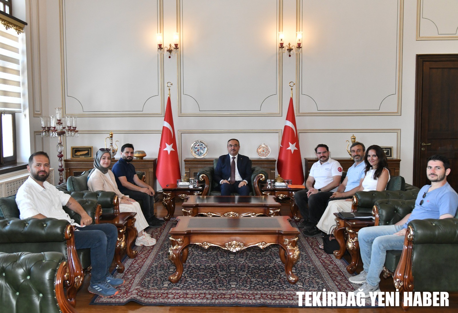 Türkiye Teknoloji Takımı Vakfı Başkanı ve Mühendisler Vali Soytürk’ü Ziyaret Etti