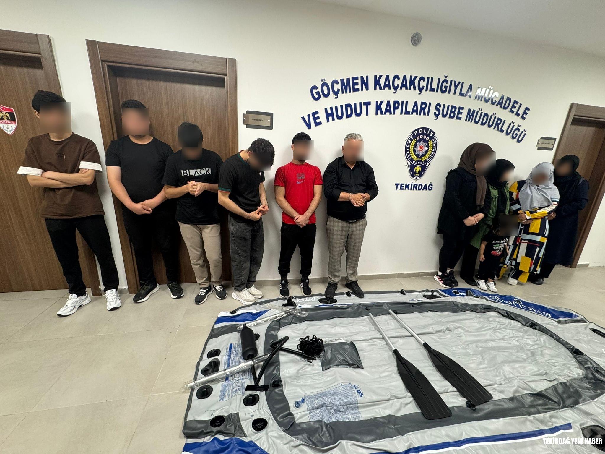 15 göçmen yakalandı