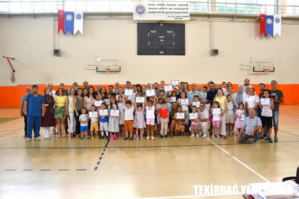 ‘2025 YAZ DÖNEMİ SPOR KURSLARI’ TAMAMLANDI