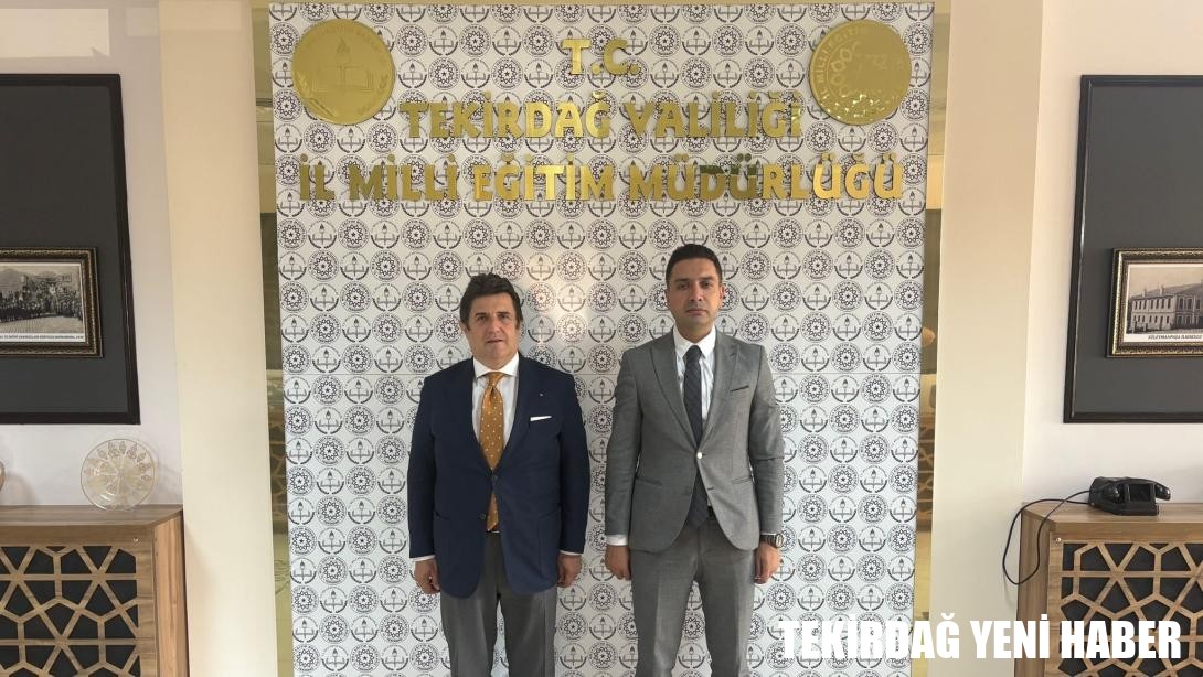Bölge Müdürü Mehmet Yapıcı’dan İl Millî Eğitim Müdürü Dr. Aziz Yeniyol’a Ziyaret