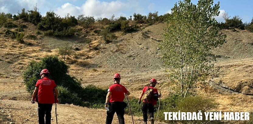 Çorlu Belediyesi Arama Kurtarma Ekibi Kayıp Arama Çalışmalarına Katıldı