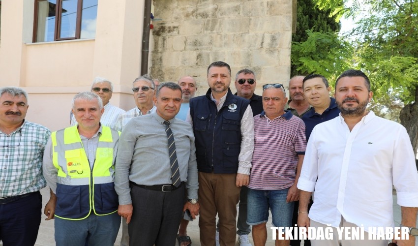 Doğalgaz İçin İlk Kazmayı Vurduk.