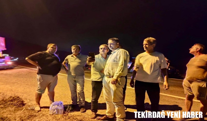 Gaziköy Mahallesi Yangın Söndürme Çalışmaları