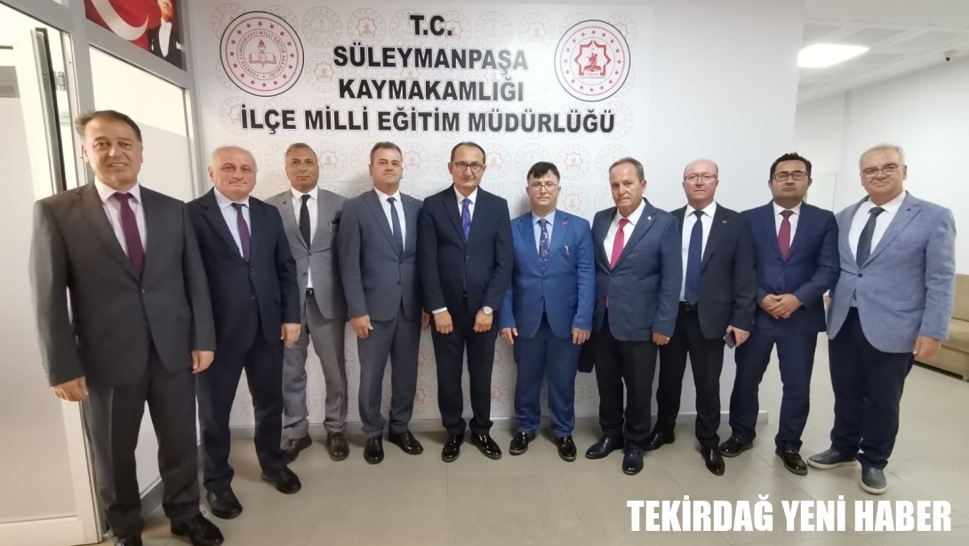 İl Milli Eğitim Müdürlüğü Yöneticileri ve İlçe Milli Eğitim Müdürleri Müdürlüğümüzü Ziyaret Etti