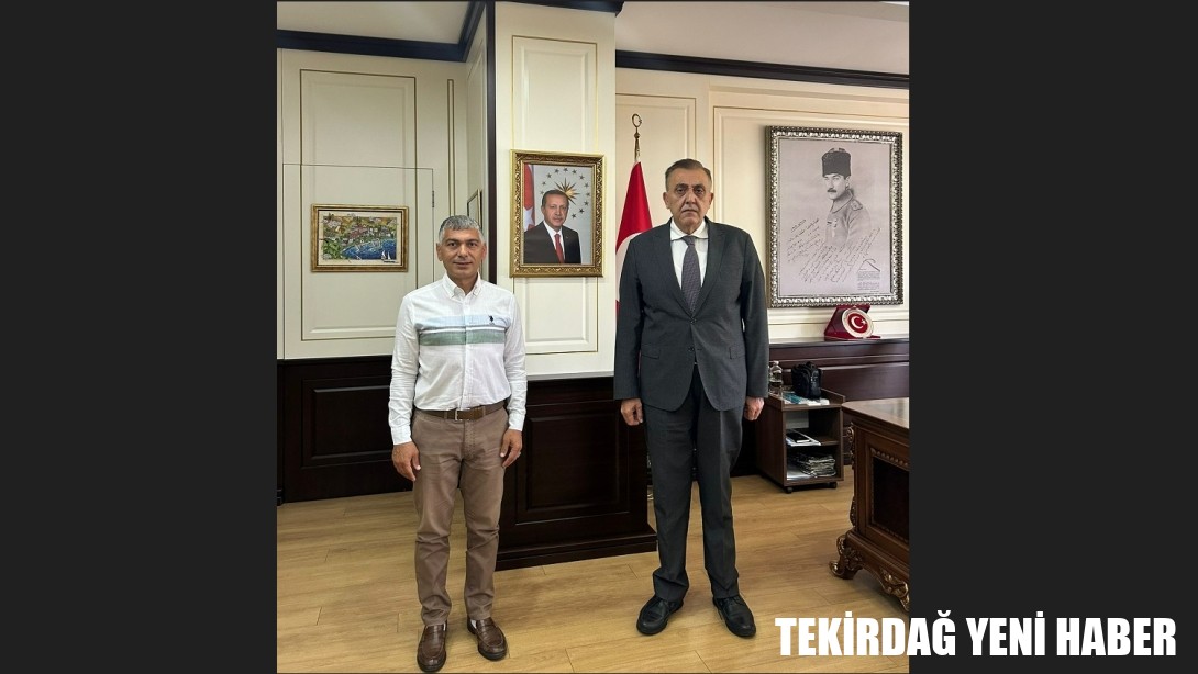 Kaymakamı  Mahmut Nedim TUNÇER, Süleymanpaşa İlçe Milli Eğitim Müdürü iken Tekirdağ İl Milli Eğitim Müdürlüğüne Şube Müdürü olarak atanan Ebubekir ATİLLA’nın ziyaretlerini makamında kabul etti.