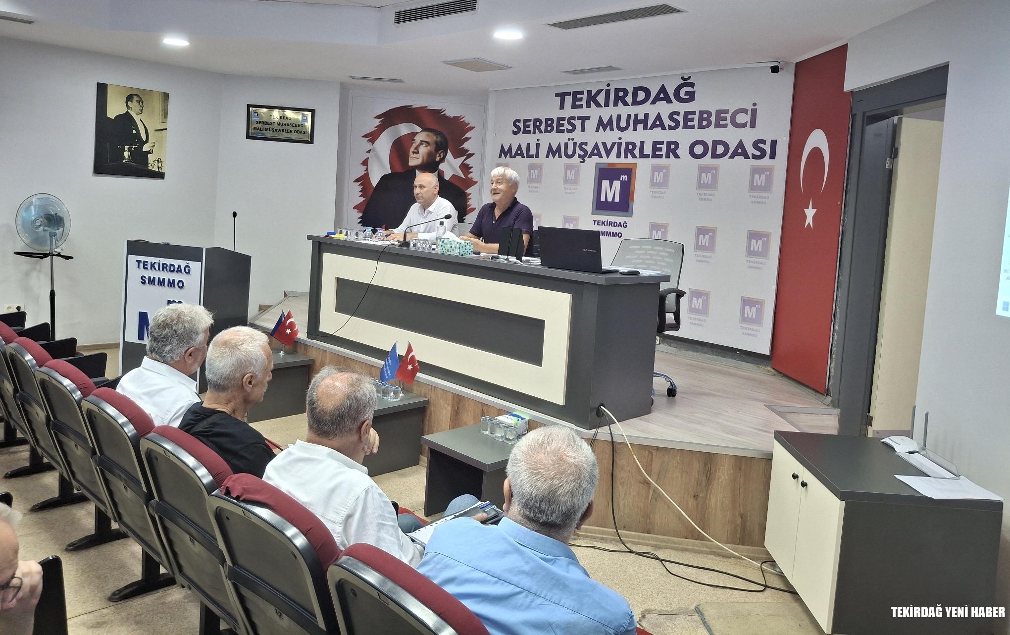 SMMM Odası Danışma Meclisi Görev Dağılımını Yaptı