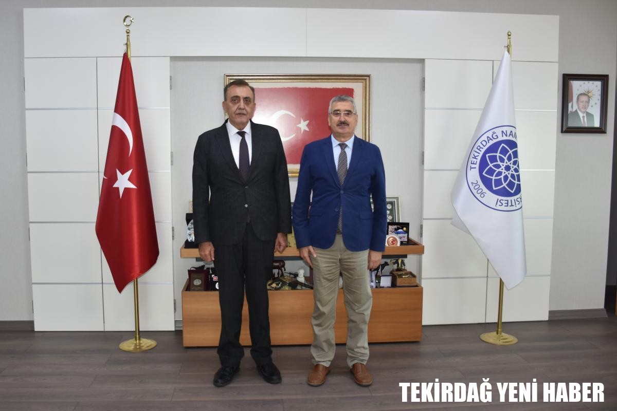 SÜLEYMANPAŞA KAYMAKAMI’NDAN REKTÖRÜMÜZE İADE-İ ZİYARET