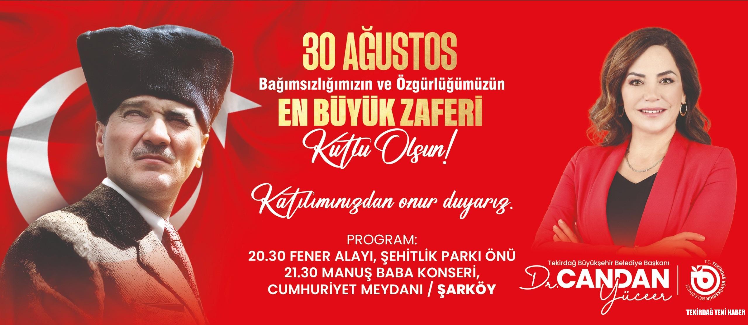 TBB 30 AĞUSTOS ZAFER BAYRAMI PROGRAMI