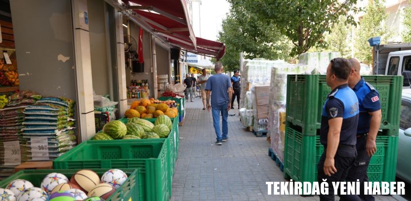 Zabıtadan Kaldırım ve Yol İşgaline Taviz Yok