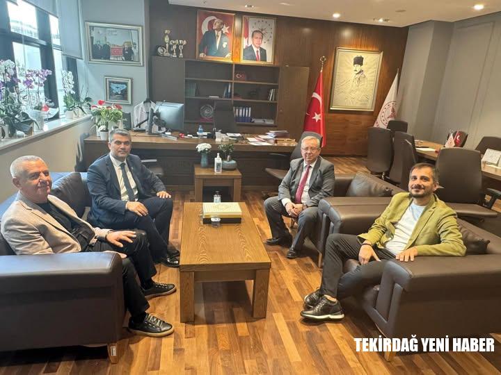 AK Parti İl Başkanı Ali Gümüş’ten Prof. Dr. Erhan Tabakoğlu’na Hayırlı Olsun Ziyareti