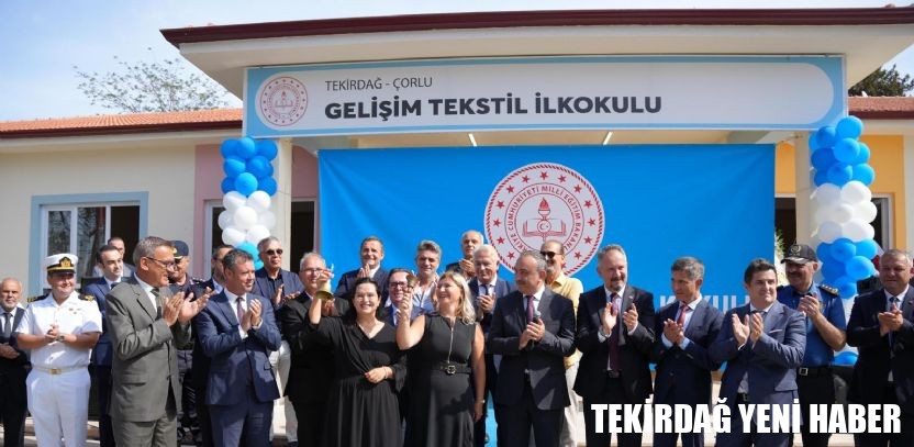 Başkan Sarıkurt Çorlu Gelişim Tekstil İlkokulu`nun Açılış Törenine Katıldı