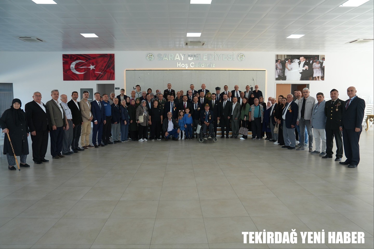 Başkan taşyasan gazileri ve şehit ailelerini ağırladı