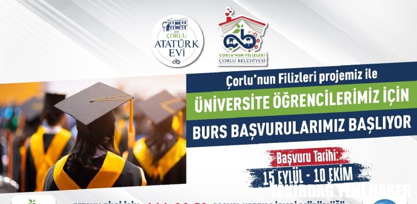 Çorlu Belediyesinden Üniversite Öğrencilerine Karşılıksız 4,5 Milyon TL Burs