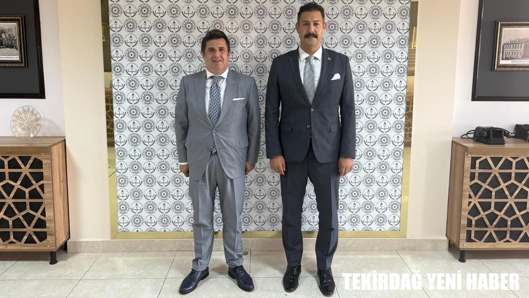 Çorlu Cumhuriyet Başsavcısı Yücel’den İl Millî Eğitim Müdürü Yeniyol’a Ziyaret