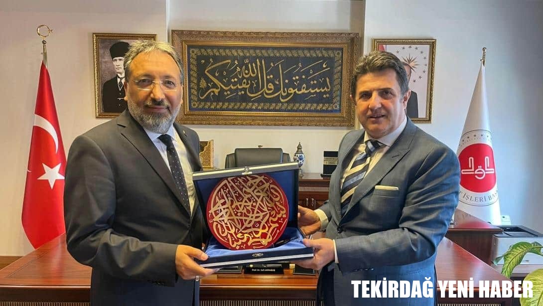 İl Millî Eğitim Müdürü Dr. Aziz Yeniyol’dan İstanbul İl Müftüsü Prof. Dr. Safi Arpaguş’a Ziyaret