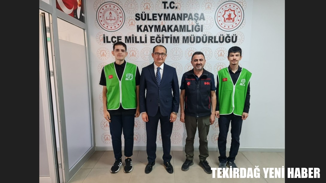İnsani Yardım Vakfı (İHH) Tekirdağ Şubesinden Müdürlüğümüze Ziyaret