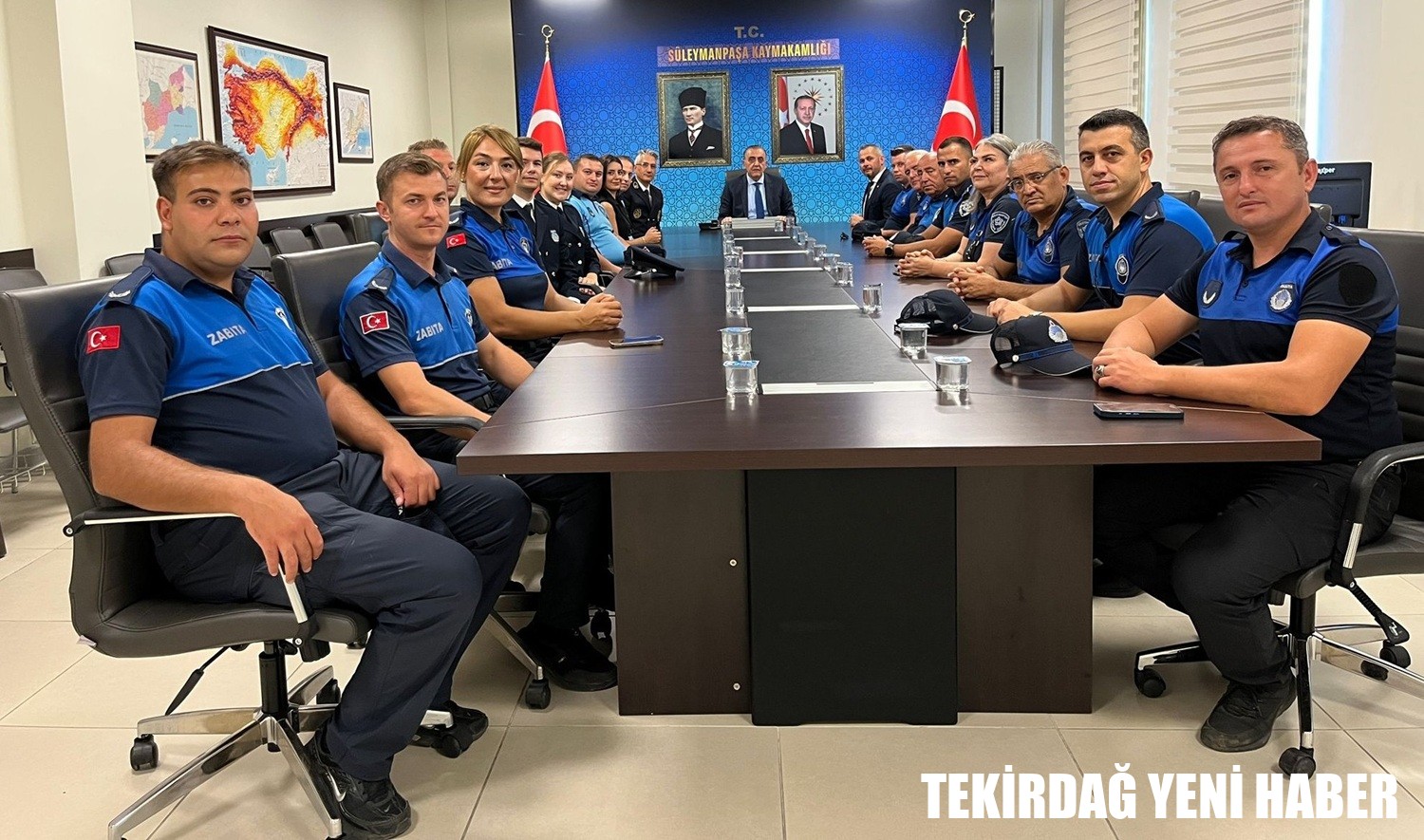  Kaymakamı  Mahmut Nedim TUNÇER, her yıl 1-7 Eylül tarihleri arasında kutlanan Zabıta Haftası münasebetiyle…