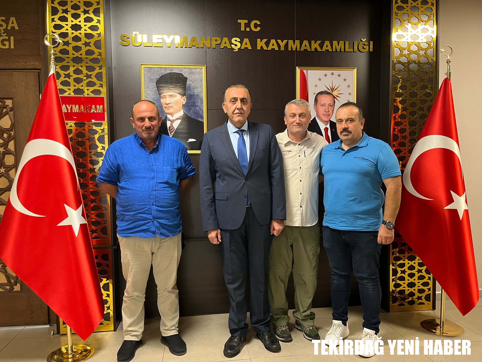  Kaymakamı  Mahmut Nedim TUNÇER, iş insanı Ahmet GÜL…
