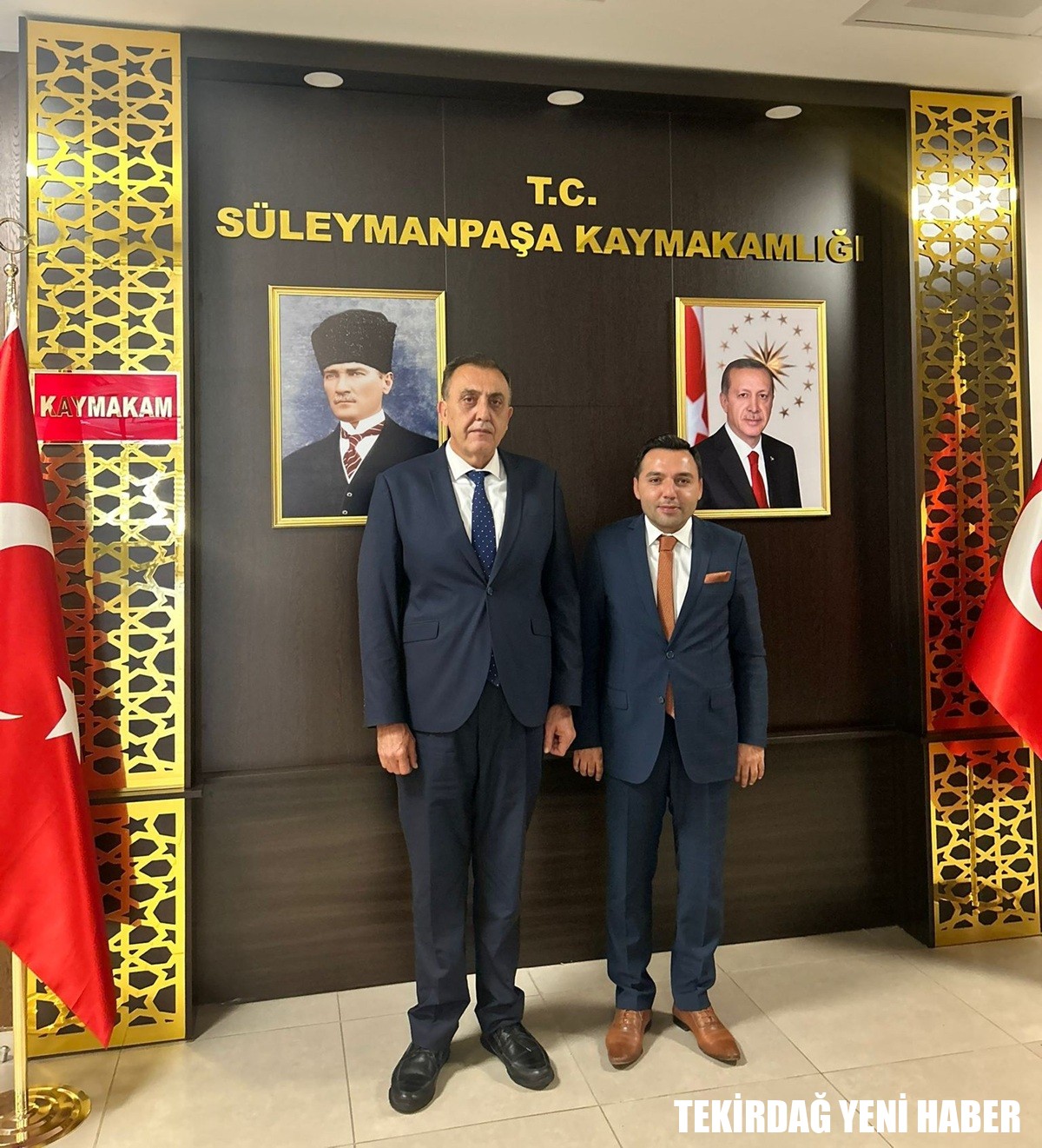 Kaymakamı  Mahmut Nedim TUNÇER, Malkara Kaymakamı iken…