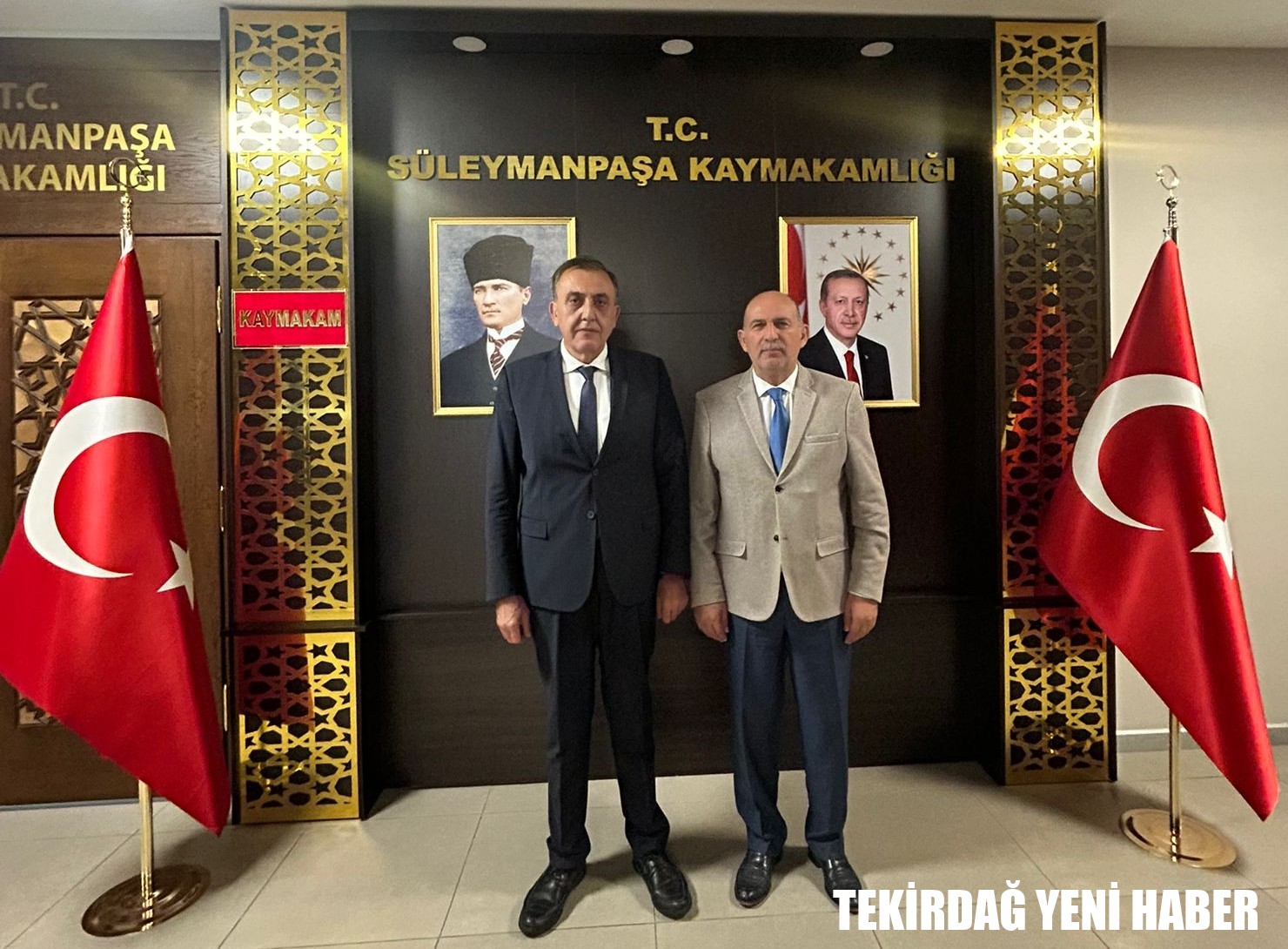 Kaymakamı  Mahmut Nedim TUNÇER, Tekirdağ Gençlik ve Spor İl Müdürü…