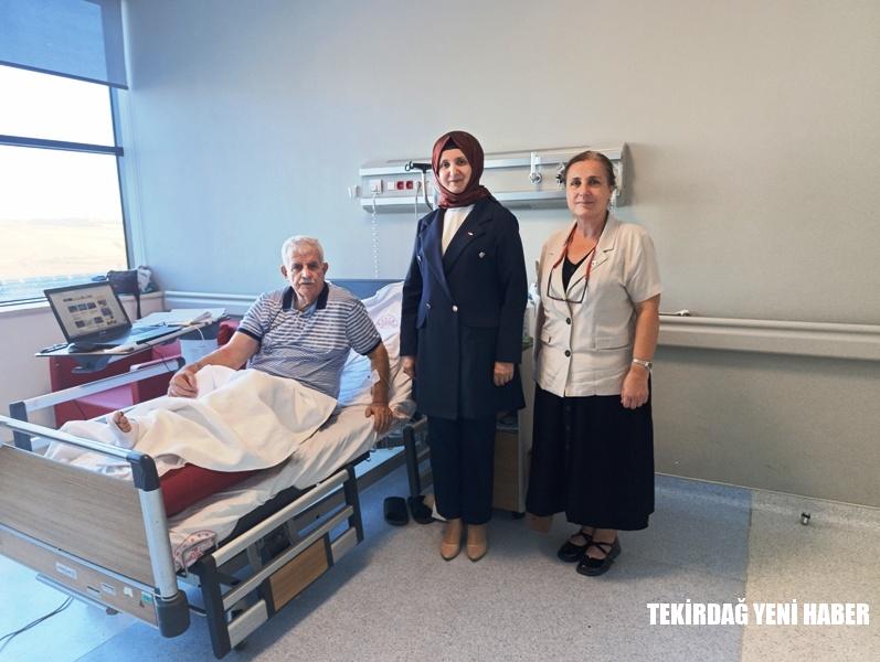 Mukadder Üğüden’den  Geçmiş Olsun Ziyareti