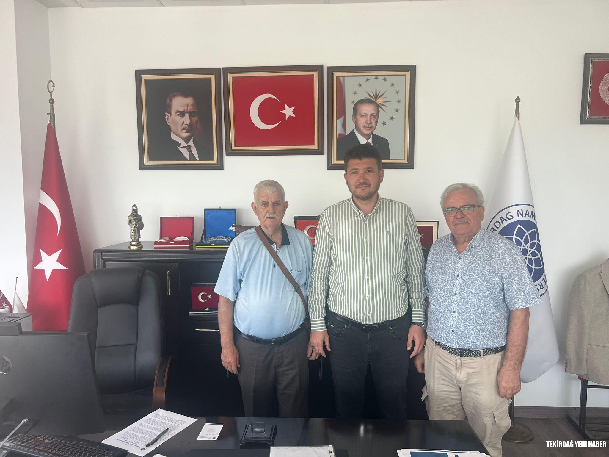 NKÜ Genel Sekreterliğine Atanan Gökhan Saygı’ya Nezaket Ziyareti