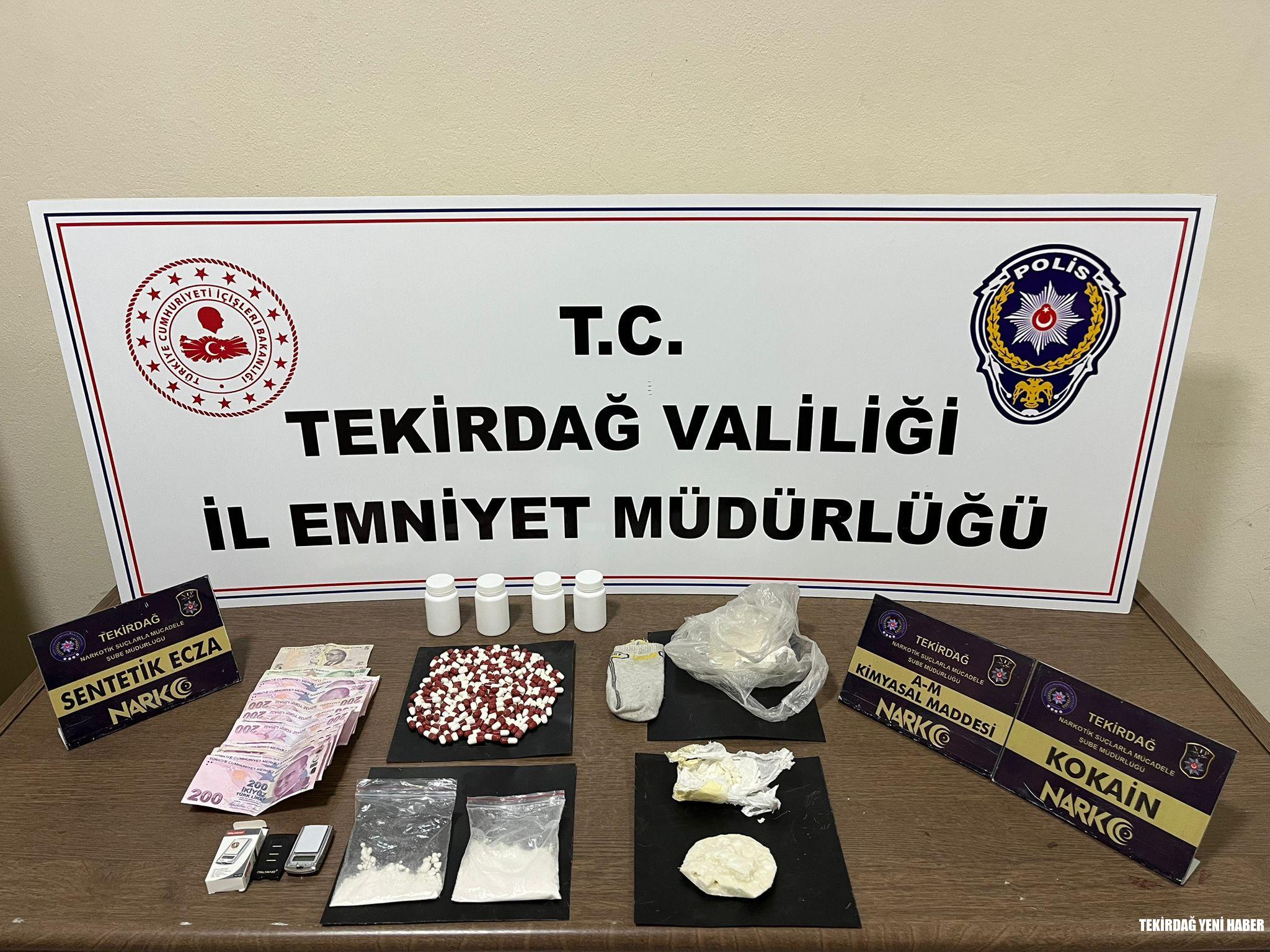 Tekirdağ’da Zehir Tacirlerine Ağır Darbe