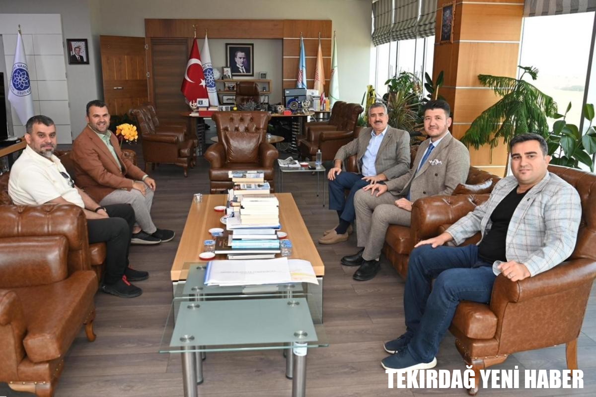 SÜLEYMANPAŞA BELEDİYESİNDEN REKTÖRÜMÜZE ZİYARET