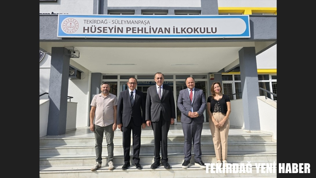 Süleymanpaşa Kaymakamı  Mahmut Nedim TUNÇER, İlçemiz Hüseyin Pehlivan İlkokulunu Ziyaret Etti.