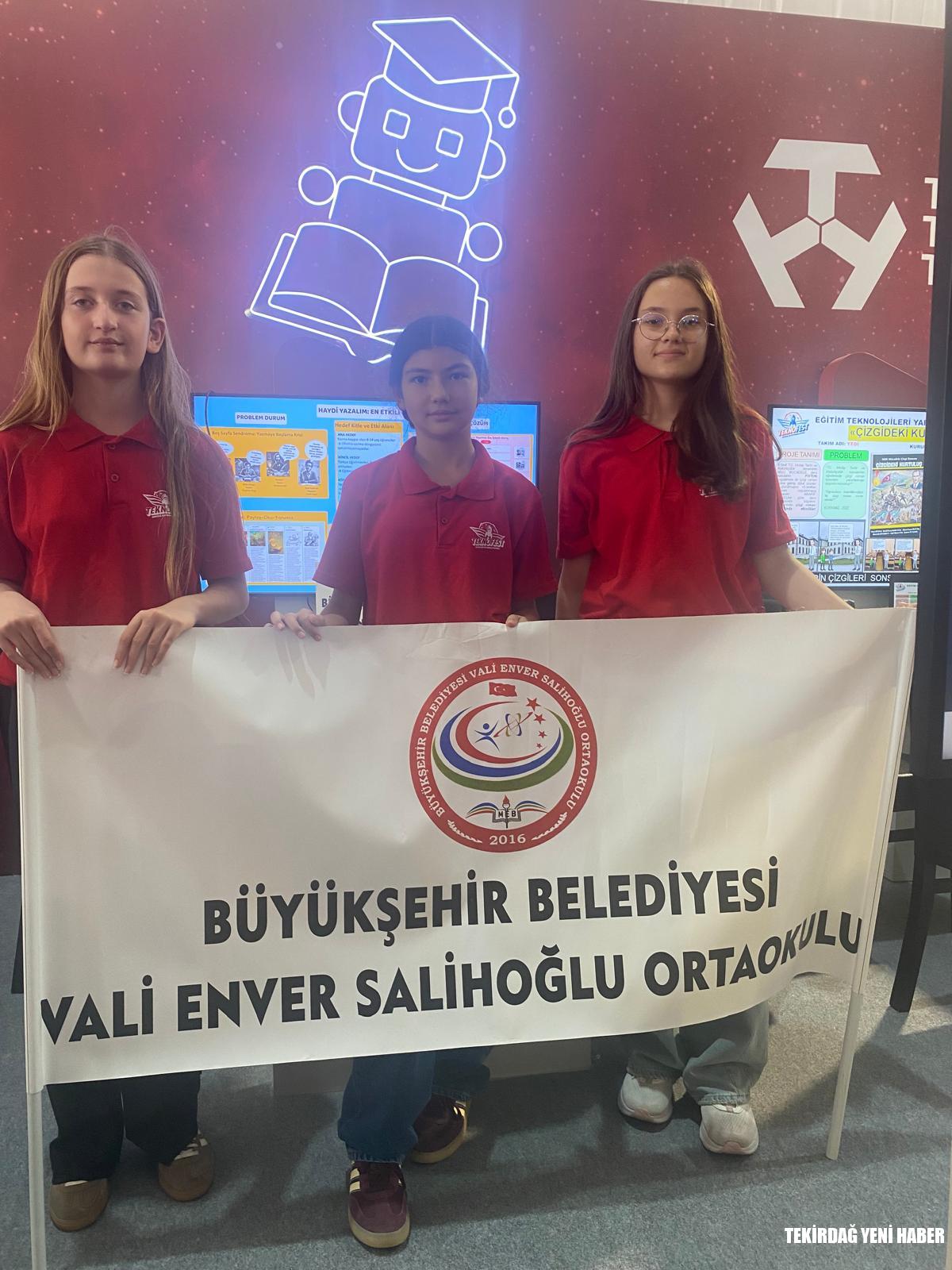 Süleymanpaşa’yı TEKNOFEST’te Tek Okul Temsil Etti