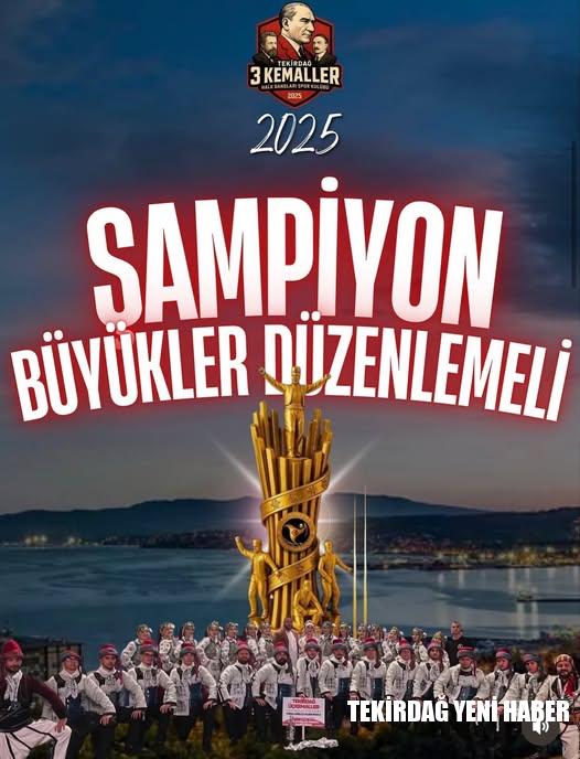 Tekirdağ 3 Kemaller Halk Dansları Spor Kulübü Türkiye Şampiyonu Oldu