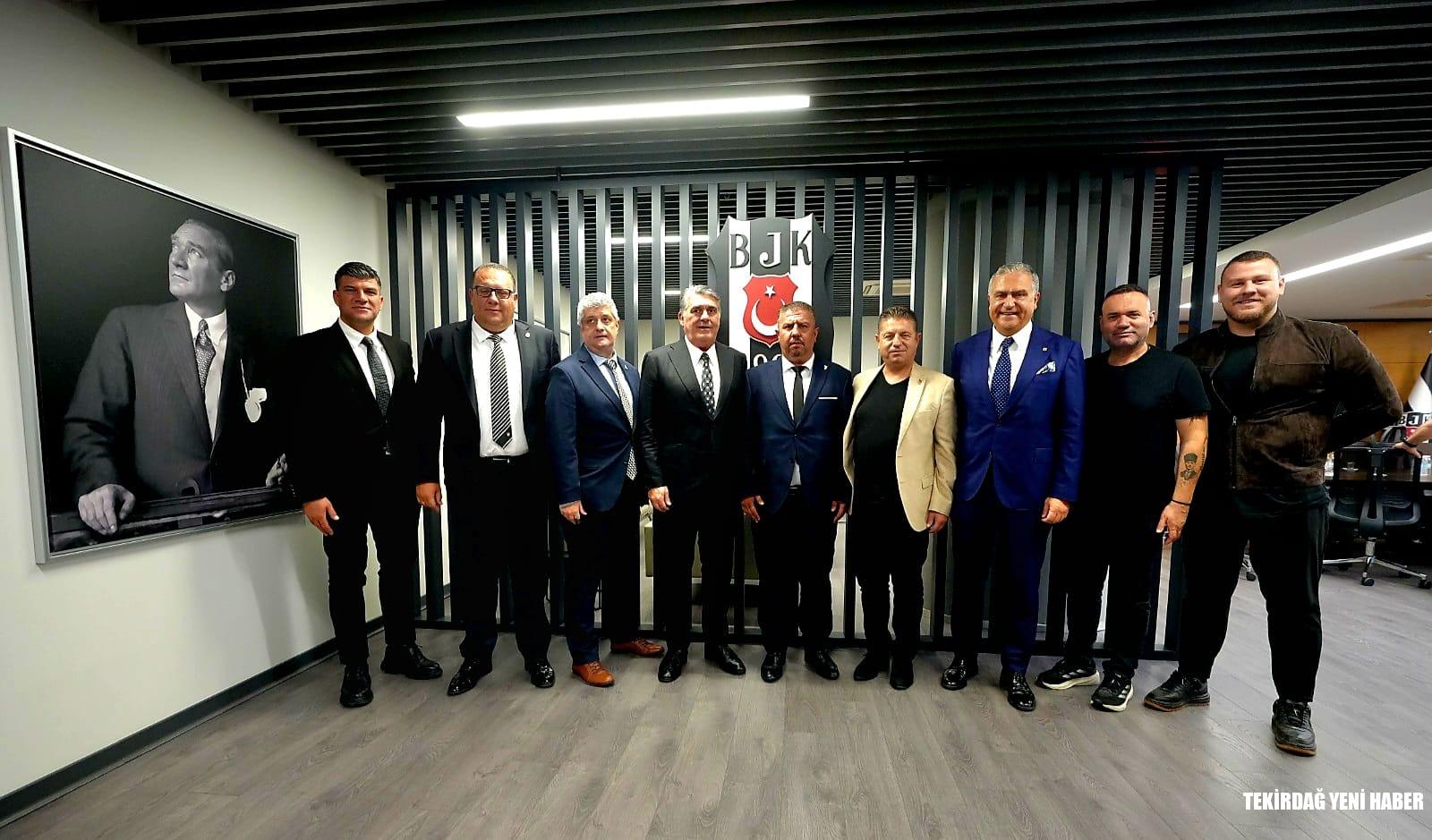 Tekirdağ Beşiktaşlılar Derneği’nden Serdal Adalı’ya Ziyaret