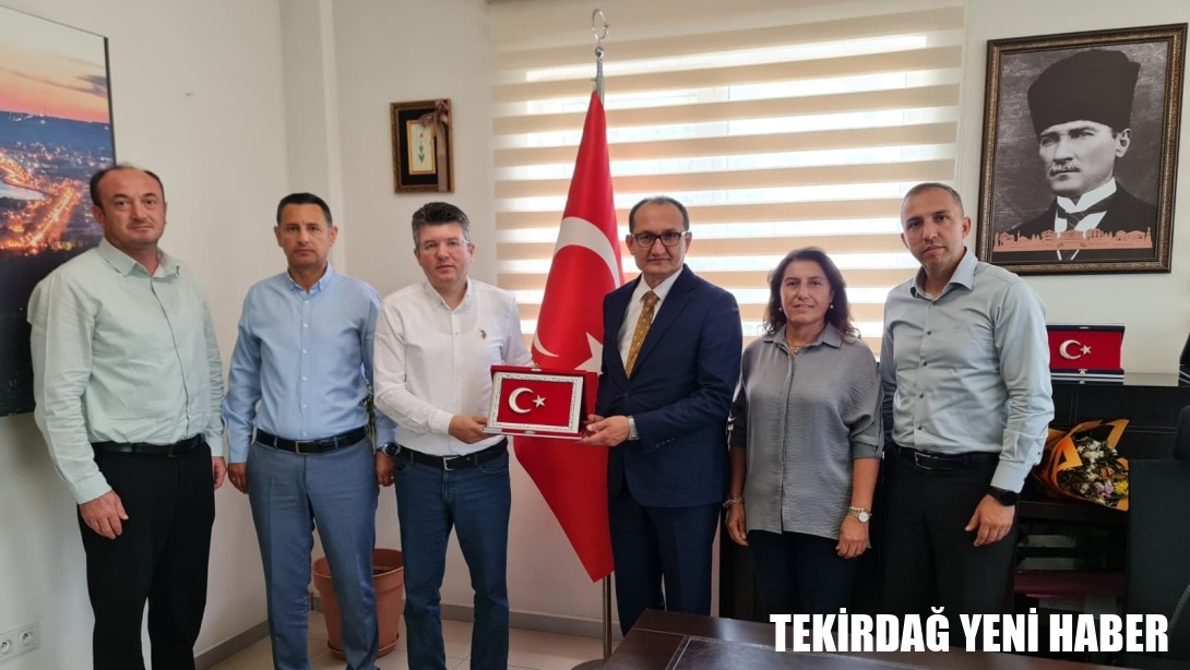 Tekirdağ Büro Memur-Sen Şube Başkanlığından İlçe Milli Eğitim Müdürlüğümüze Ziyaret