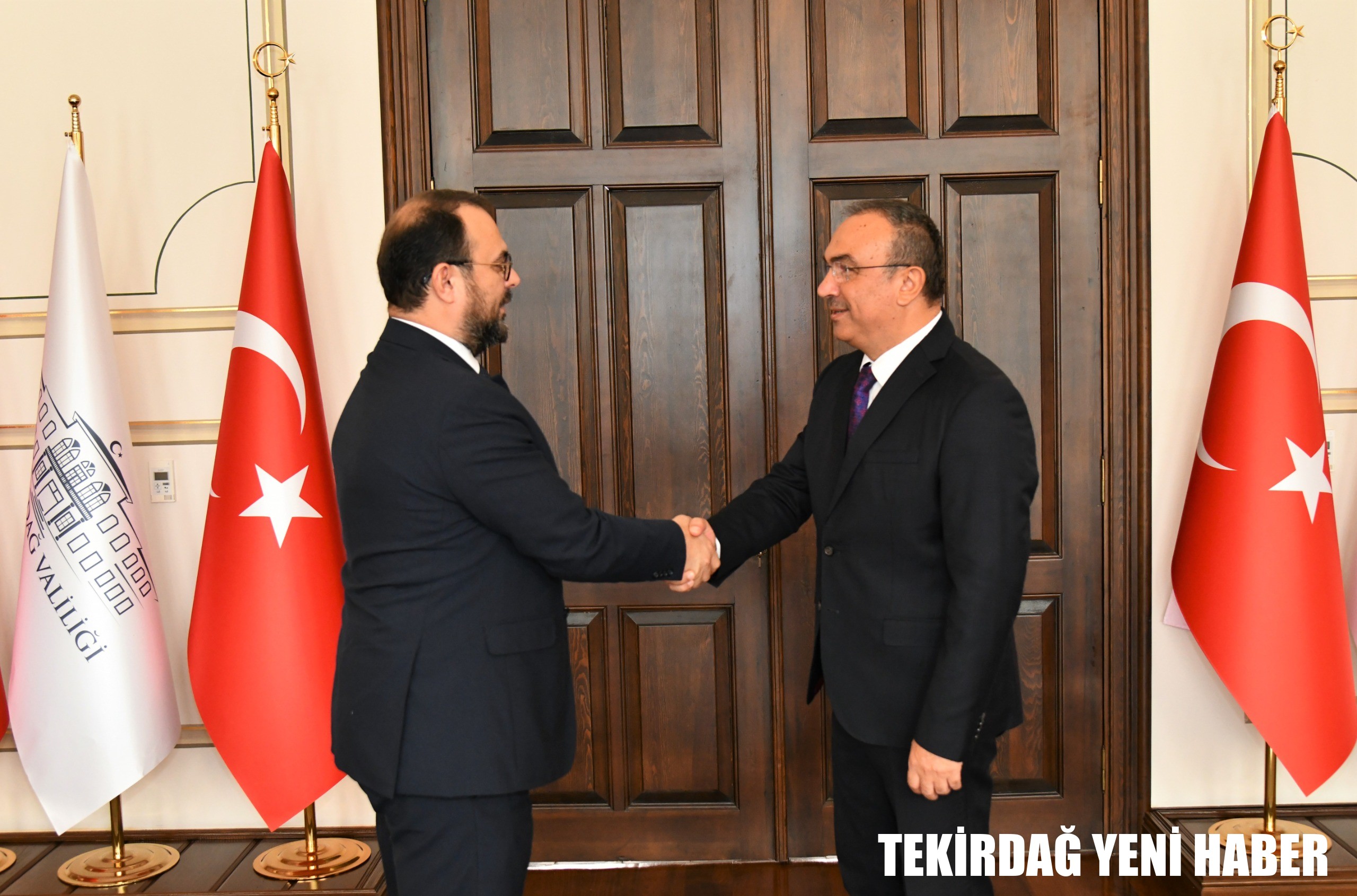 Tekirdağ Büyükşehir Belediyesi İtfaiyesi’nden Vali Soytürk’e Ziyaret