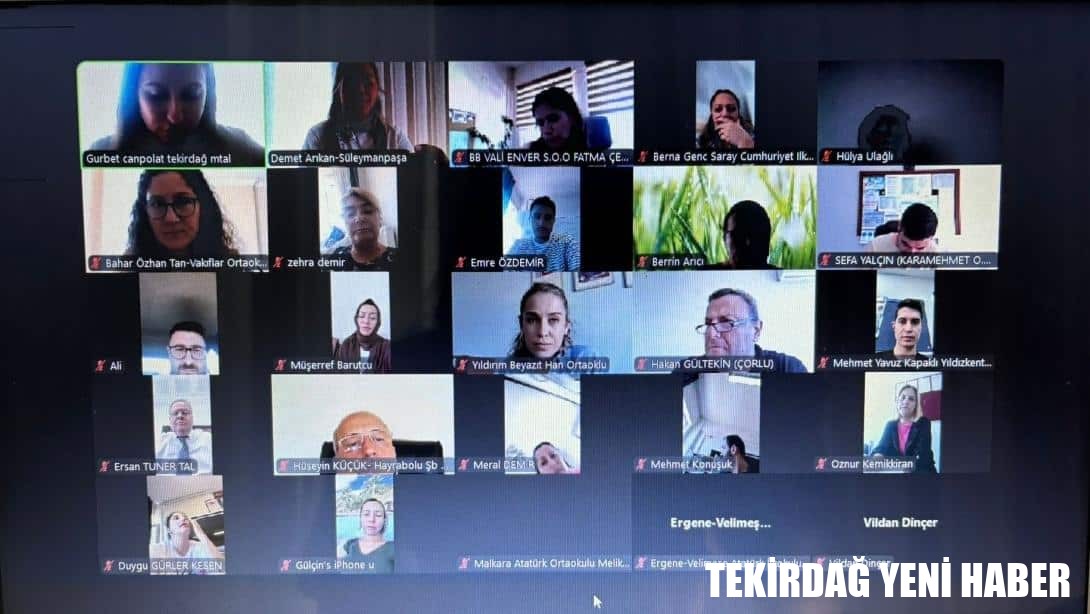 Tekirdağ’da “Yeşil Vatan” Temalı Çevrimiçi Eğitim Düzenlendi