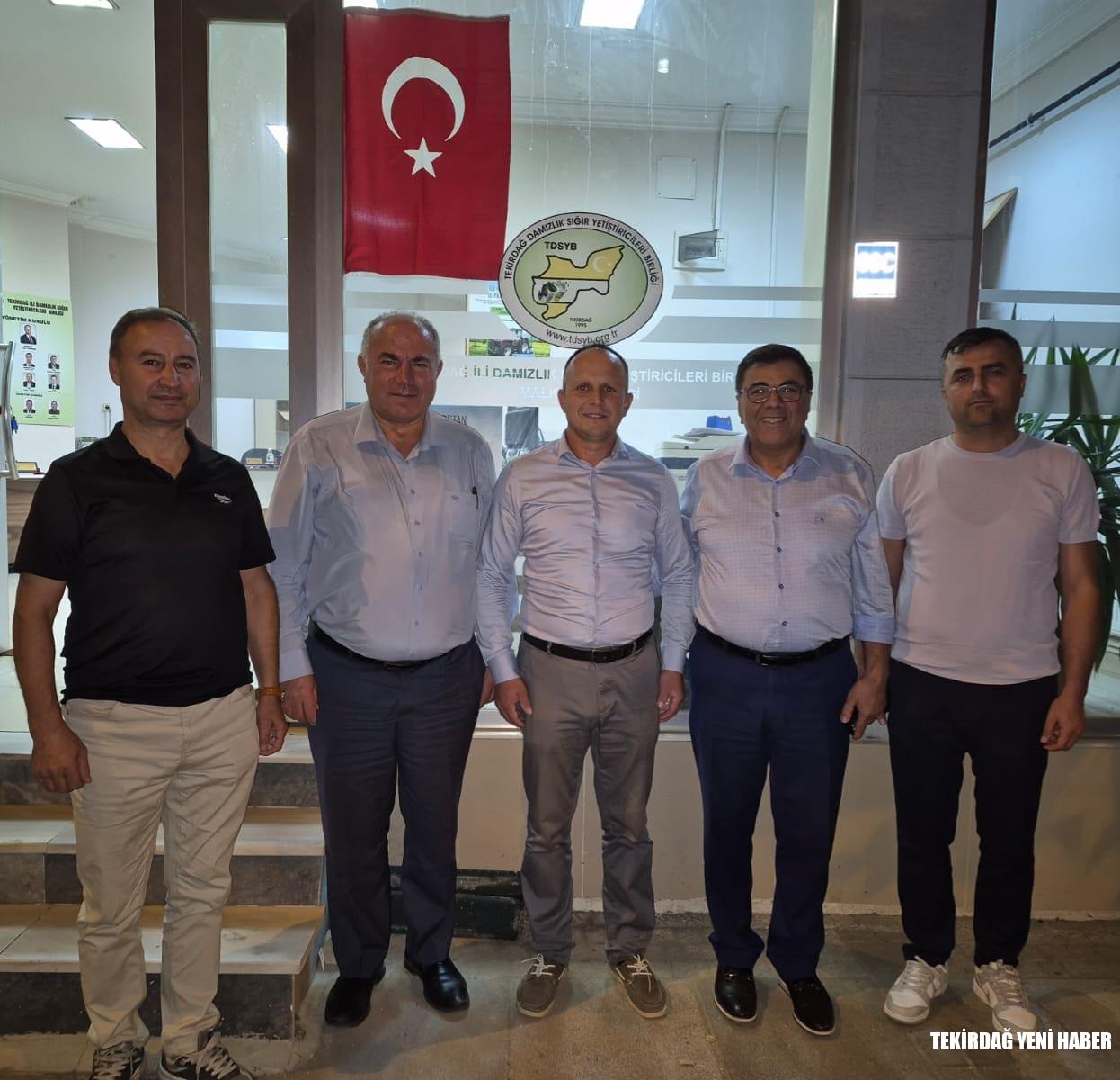 Türkiye Damızlık Sığır Yetiştiricileri Birliği Başkanlarından Ergin Durgun’a Ziyaret