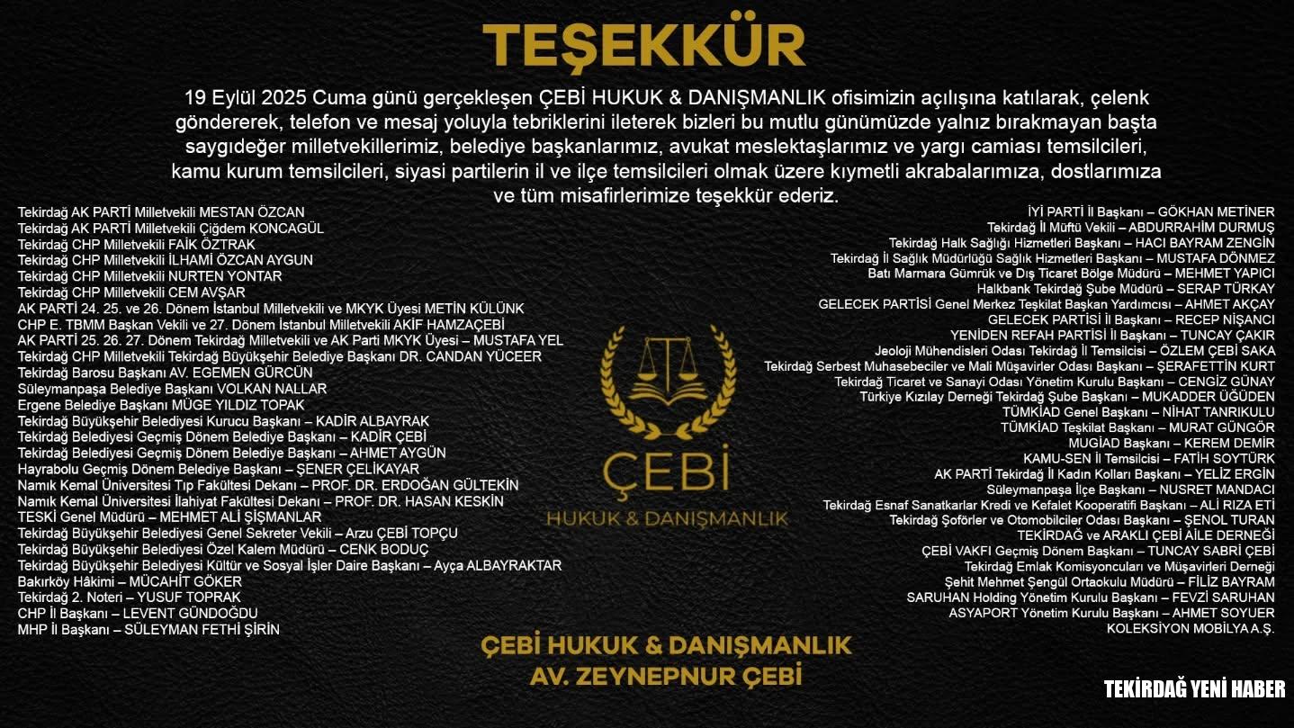 TEŞEKKÜR