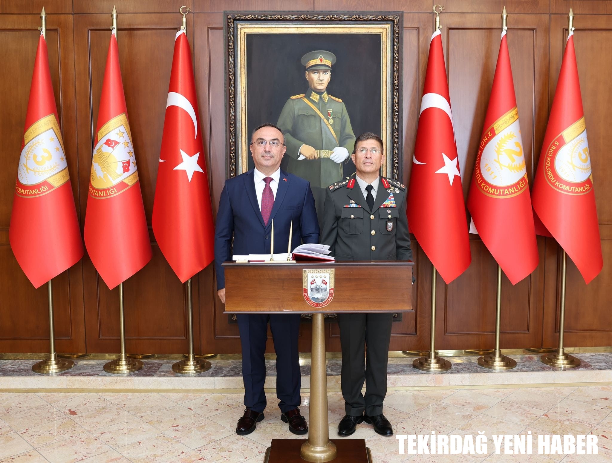 Vali Soytürk 1’inci Ordu Komutanı Ersay’a İade-i Ziyarette Bulundu