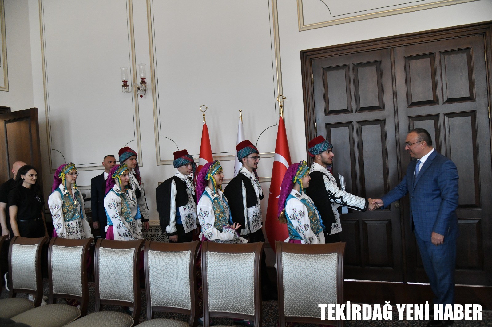 Vali Soytürk 3 Kemaller Halk Dansları Spor Kulübü Üyelerini Kabul Etti