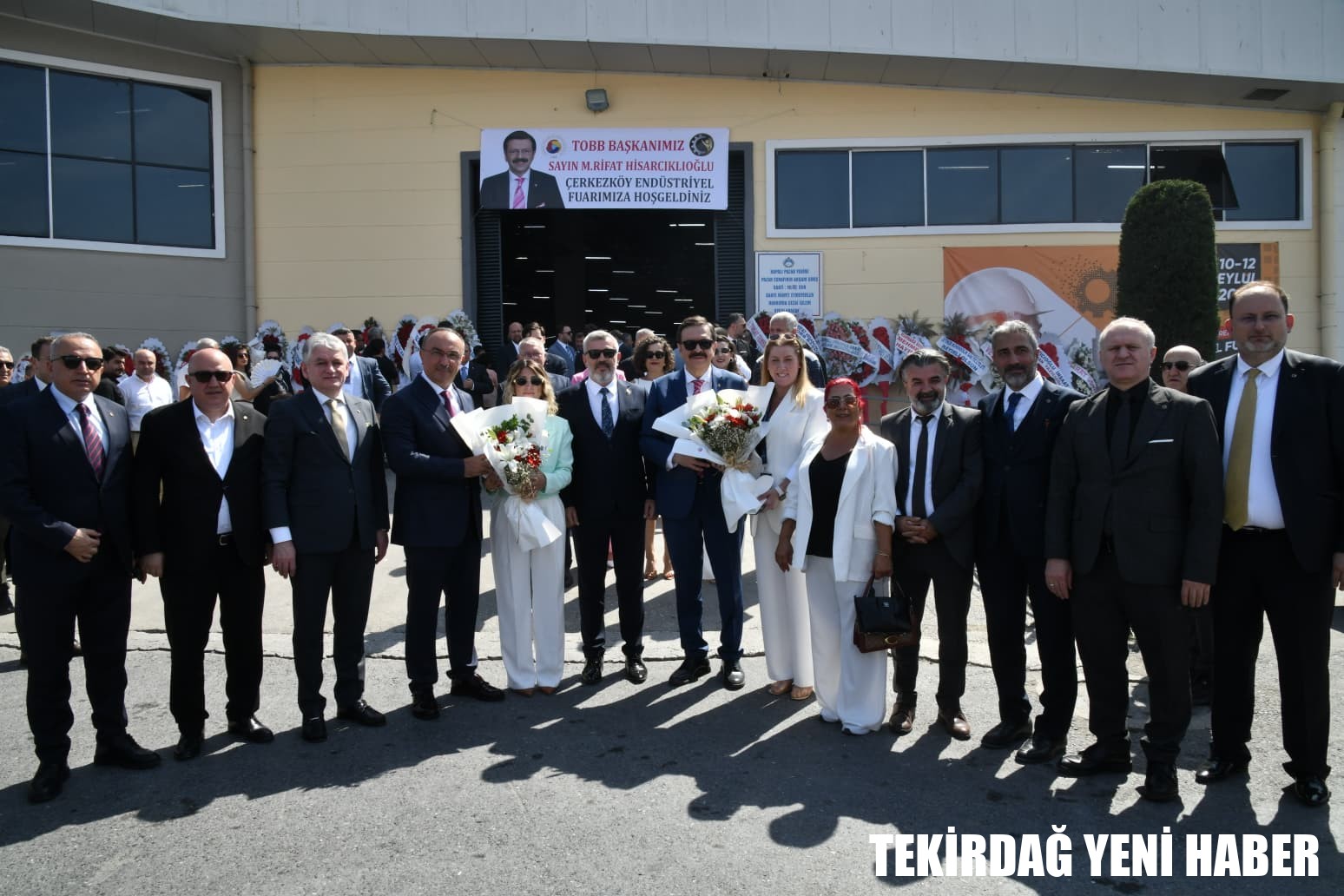 Vali Soytürk ve TOBB Başkanı Hisarcıklıoğlu Çerkezköy Endüstriyel Fuarı’nı Gezdi