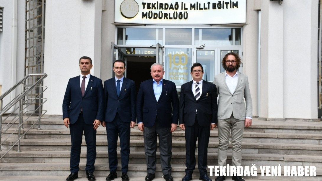 29. Dönem TBMM Başkanı Prof. Dr. Mustafa Şentop’tan İl Millî Eğitim Müdürlüğüne Ziyaret