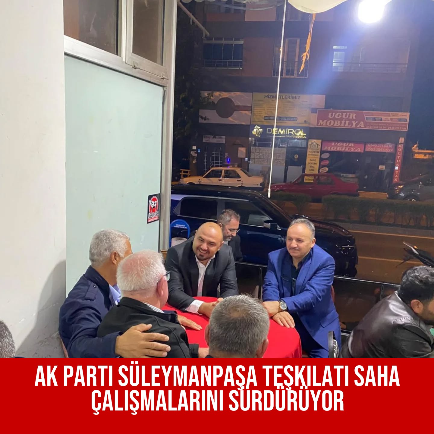 AK Parti Süleymanpaşa Teşkilatı Saha Çalışmalarını Sürdürüyor