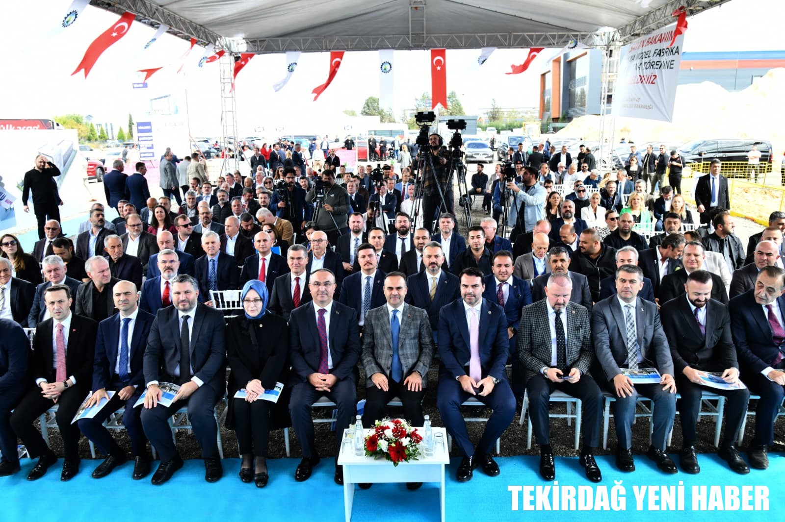 Bakan Kacır ve Vali Soytürk Trakya Model Fabrika Temel Atma Töreni’ne Katıldı