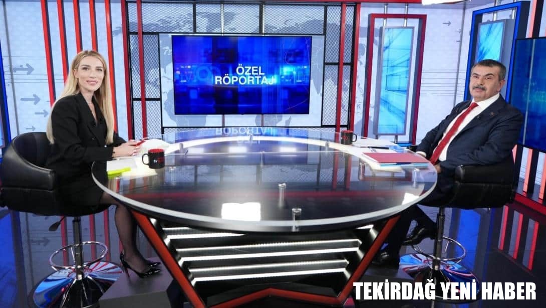 Bakan Tekin, TV100 Canlı Yayınında Eğitim Gündemini Değerlendirdi