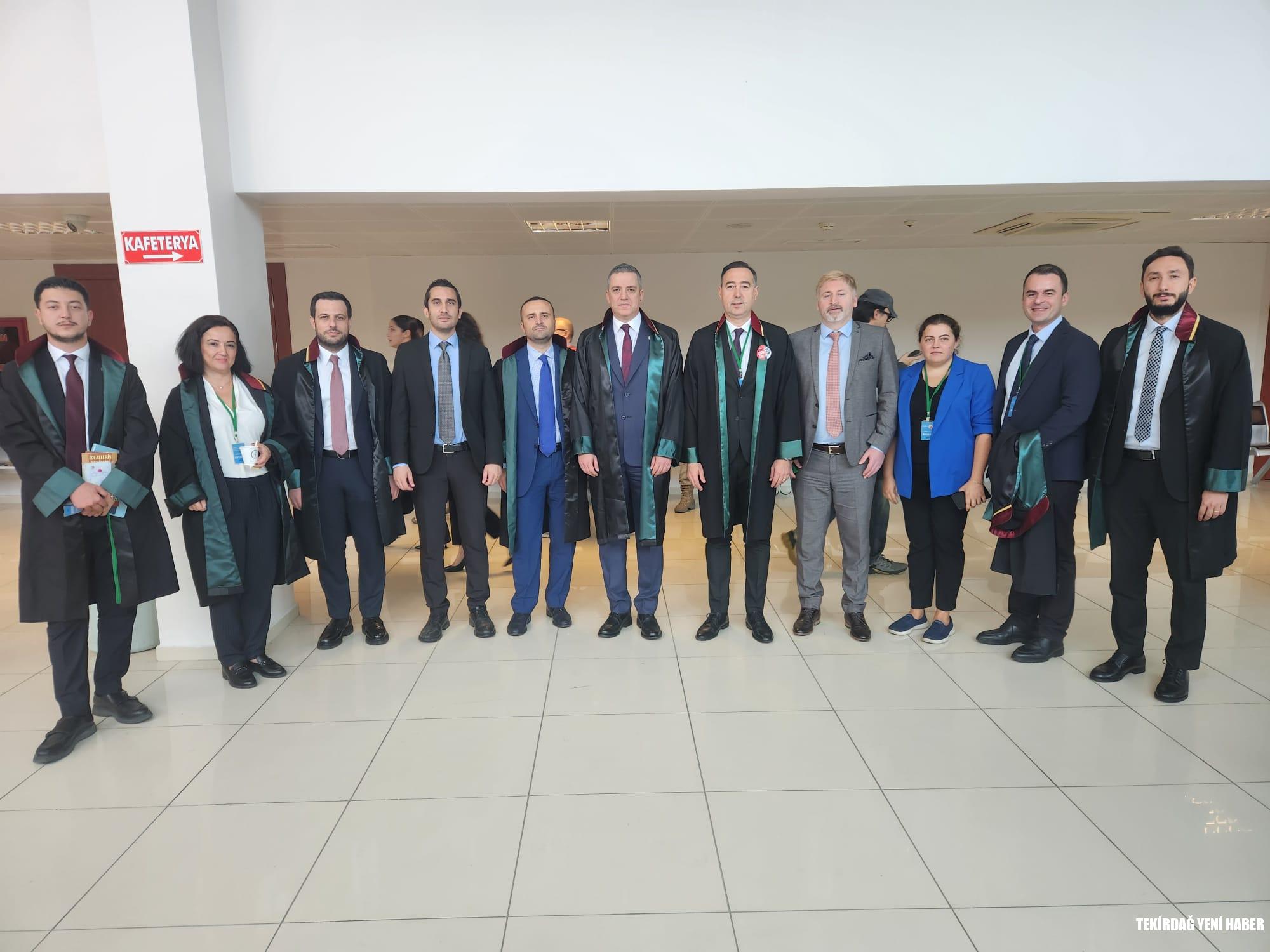 Baro Başkanı Av. Egemen Gürcün, Fatih Altaylı Duruşmasına Katıldı