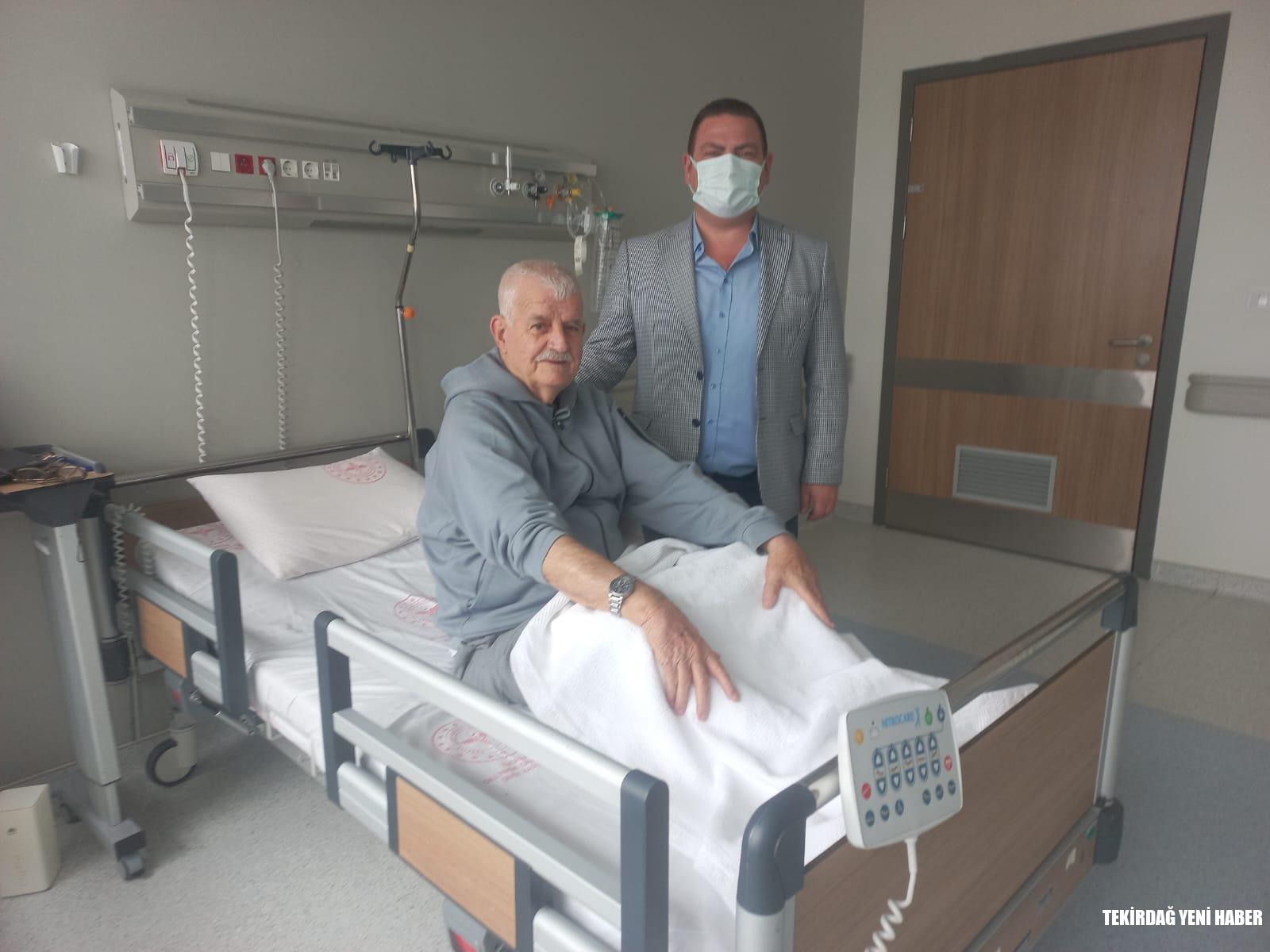 Başkan Yardımcısı Emin Benan Utku’dan Ersin Bilmeç’e Geçmiş Olsun Ziyareti